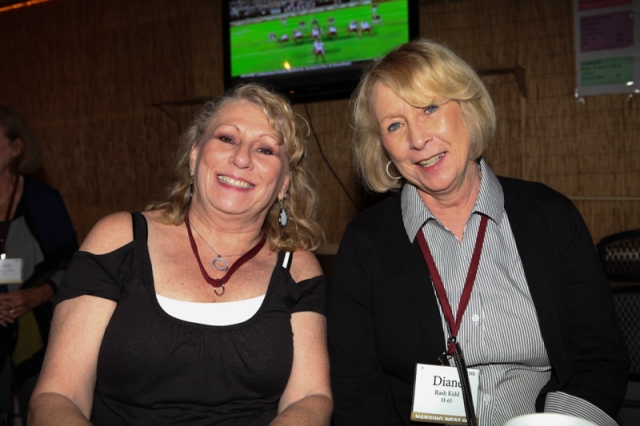 Pat Luckey with Diane Rash Kidd (Harding 65)